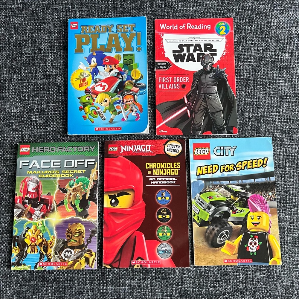Children’s Book Bundle- Legos, Nintendo and Star Wars